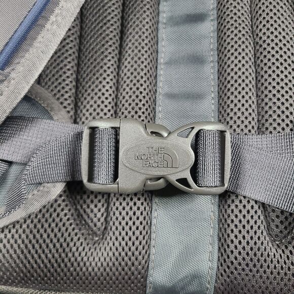 The North Face Vavapai Mountaineering Backpack Blue Padded Laptop Book Bag - Picture 10 of 16